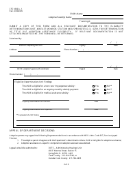 Form CFS1800 A-1 Adoption Assistance Eligibility for Children Not Under the Legal Responsibility of Illinois Department of Children and Family Services - Illinois, Page 6