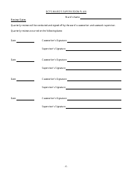Form CFS685 &quot;Ward's Supervision Plan&quot; - Illinois, Page 6