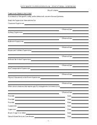 Form CFS685 &quot;Ward's Supervision Plan&quot; - Illinois, Page 7