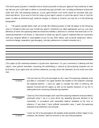 Form CFS2032-2 Power of Attorney for Health Care - Illinois, Page 4