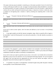 Form CFS2032-2 Power of Attorney for Health Care - Illinois, Page 5