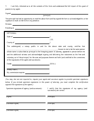Form CFS2032-2 Power of Attorney for Health Care - Illinois, Page 6