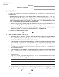 Form CFS1800-C-A-INTERIM Interim Adoption Assistance Agreement - Illinois, Page 7