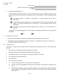 Form CFS1800-C-A-INTERIM Interim Adoption Assistance Agreement - Illinois, Page 9