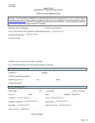 Document preview: Form CFS2033-1 Illinois Choices Referral Form - Illinois