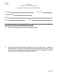 Document preview: Form CFS2040-1 Request for Ifs Tier 2 Designation - Illinois