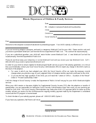 Form CFS1800-E &quot;Welcome Letter&quot; - Illinois