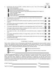 Form CFS483 Caseworker Permanency Planning Checklist - Illinois, Page 2
