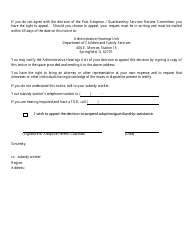 Form CFS1800-L Decision Letter Re Change in Child&#039;s Needs Circumstance - Illinois, Page 2
