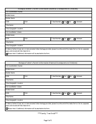 Form CFS307 Indian Child Welfare Advocacy Program Intake Form - Illinois, Page 3