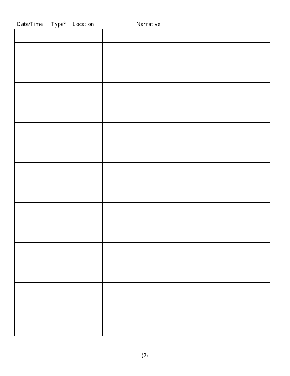 Form CFS492-L Contact / License Entry Note - Illinois, Page 2