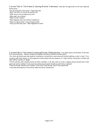 Form CFS506-A Foster Home Change of Address Licensing Assessment - Illinois, Page 5