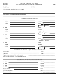 Form CFS370-5 Norman Cash Assistance or Housing Advocacy Referral - Illinois, Page 2