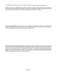 Form CFS506-I &quot;Initial Foster Home Licensing Assessment&quot; - Illinois, Page 4