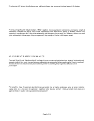 Form CFS506-I &quot;Initial Foster Home Licensing Assessment&quot; - Illinois, Page 6