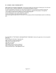 Form CFS506-R Foster Home Renewal Licensing Assessment - Illinois, Page 6
