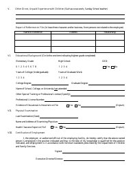 Form CFS508-1 Information on Person Employed in a Child Care Facility - Illinois, Page 2