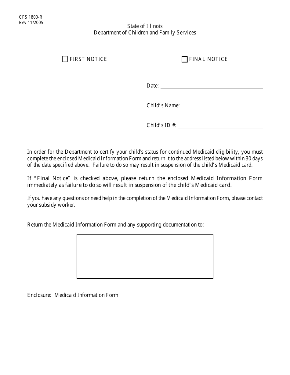 Form CFS1800-R - Fill Out, Sign Online and Download Fillable PDF ...