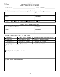 Form CFS531 Dcfs Regional Nurse Referral Form - Illinois, Page 2