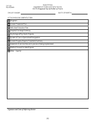 Form CFS531 Dcfs Regional Nurse Referral Form - Illinois, Page 4