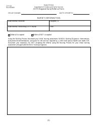 Form CFS531 Dcfs Regional Nurse Referral Form - Illinois, Page 5