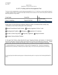 Form CFS968-62B Ilo/Tlp Safety and Risk Management Plan - Illinois