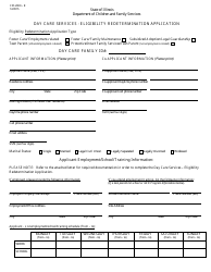 Form CFS2000-R Day Care Services - Eligibility Redetermination Application - Illinois