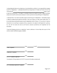 Form CFS375-1 Ilo/Tlp Request for Extension of Services - Illinois, Page 3