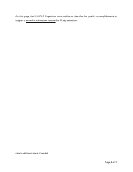 Form CFS375-1 Ilo/Tlp Request for Extension of Services - Illinois, Page 4