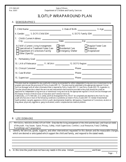 Form CFS968-62C Printable Pdf