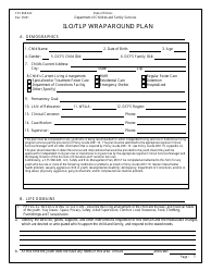 Form CFS968-62C Ilo/Tlp Wraparound Plan - Illinois