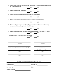 Form CFS596P Licensed Child Welfare Agency Management Self-report - Illinois, Page 2