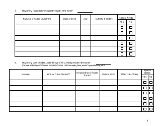 Form CFS2012 Pre-placement Questionnaire - Illinois, Page 3