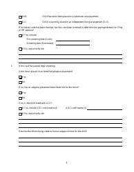 Form CFS387 &quot;Adoption and Safe Familes Act (Asfa) Survey for Administrative Case Review&quot; - Illinois, Page 3