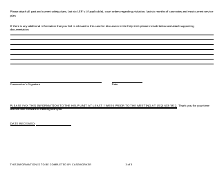 Form CFS399-2 Help Unit Face Sheet - Illinois, Page 3