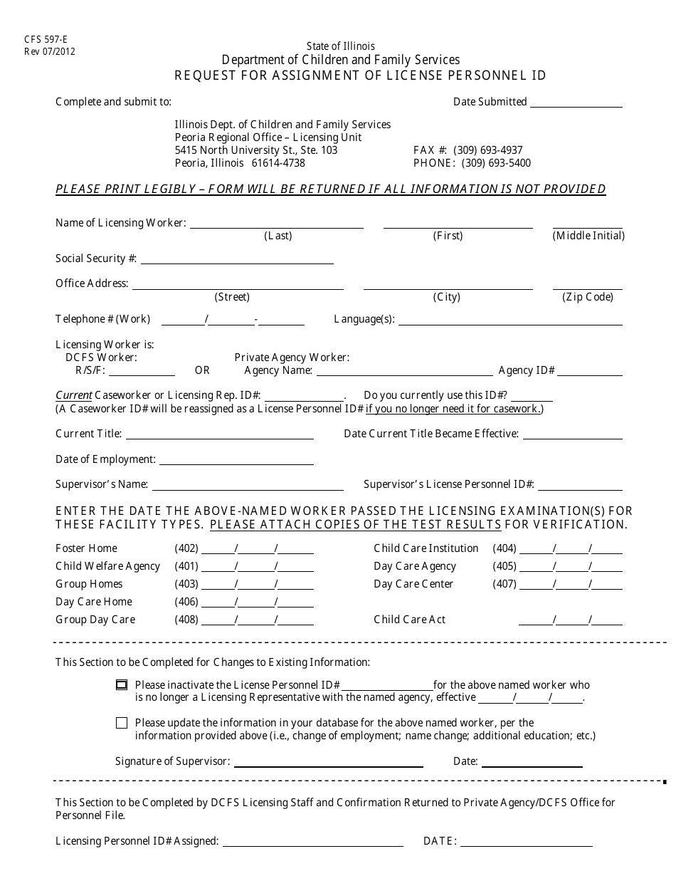 Form Cfs597 E Fill Out Sign Online And Download Fillable Pdf Illinois Templateroller 8078