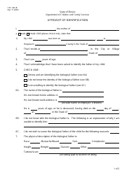 Document preview: Form CFS403-B Affidavit of Identification - Illinois