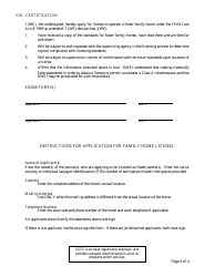 Form CFS597-R &quot;Application for Foster Family Home License for Relative Caregivers&quot; - Illinois, Page 4