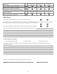 Form CFS2017 Child/Caregiver Matching Tool - Illinois, Page 10