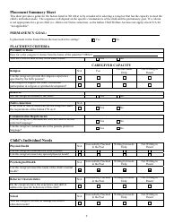 Form CFS2017 Child/Caregiver Matching Tool - Illinois, Page 9