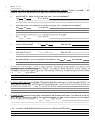 Form CFS407-4 Education Profile (Assessment) - Illinois, Page 2
