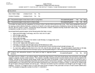 Form CFS2025 &quot;Home Safety Checklist for Intact and Permanency Workers&quot; - Illinois, Page 10