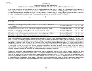 Form CFS2025 &quot;Home Safety Checklist for Intact and Permanency Workers&quot; - Illinois, Page 9