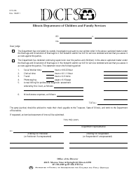 Document preview: Form CFS414 Letter to the Judge-Costs Incurred During a Child Custody Investigation - Illinois