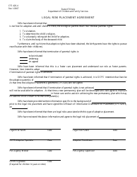 Document preview: Form CFS426-4 Legal Risk Placement Agreement - Illinois