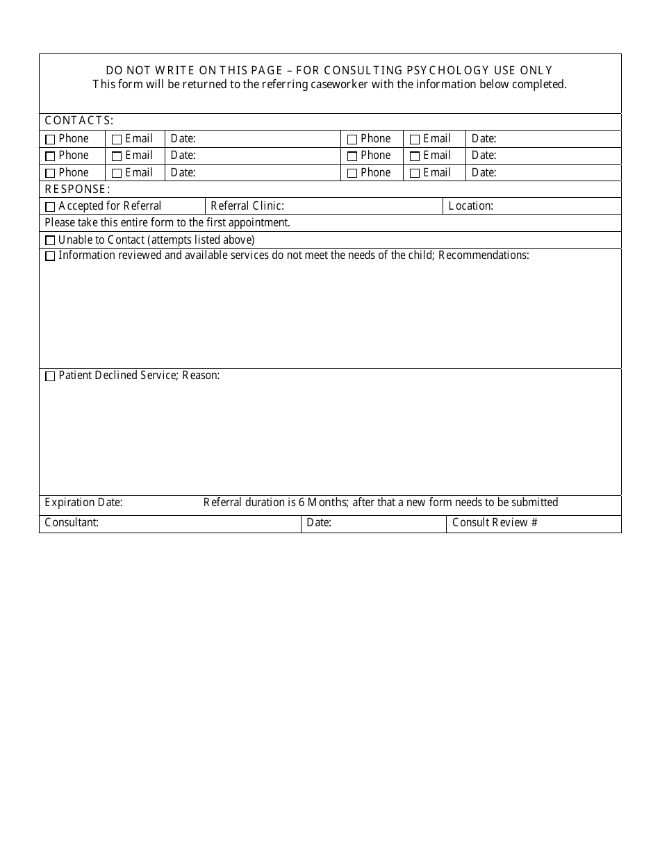 Form CFS431-2 Outpatient Psychiatry Request Form - Illinois, Page 3