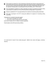 Form CFS1443 Permanency Commitment by Foster Parent / Relative Caregiver - Illinois, Page 2