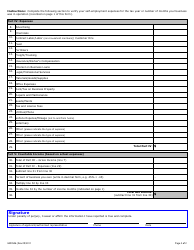 Form HW0506 &quot;Self-employment Verification Report (LLC, S-Corp, or Partnership)&quot; - Idaho, Page 2