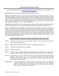 Form MC366 Nevada Ifta Tax Return - Nevada, Page 2