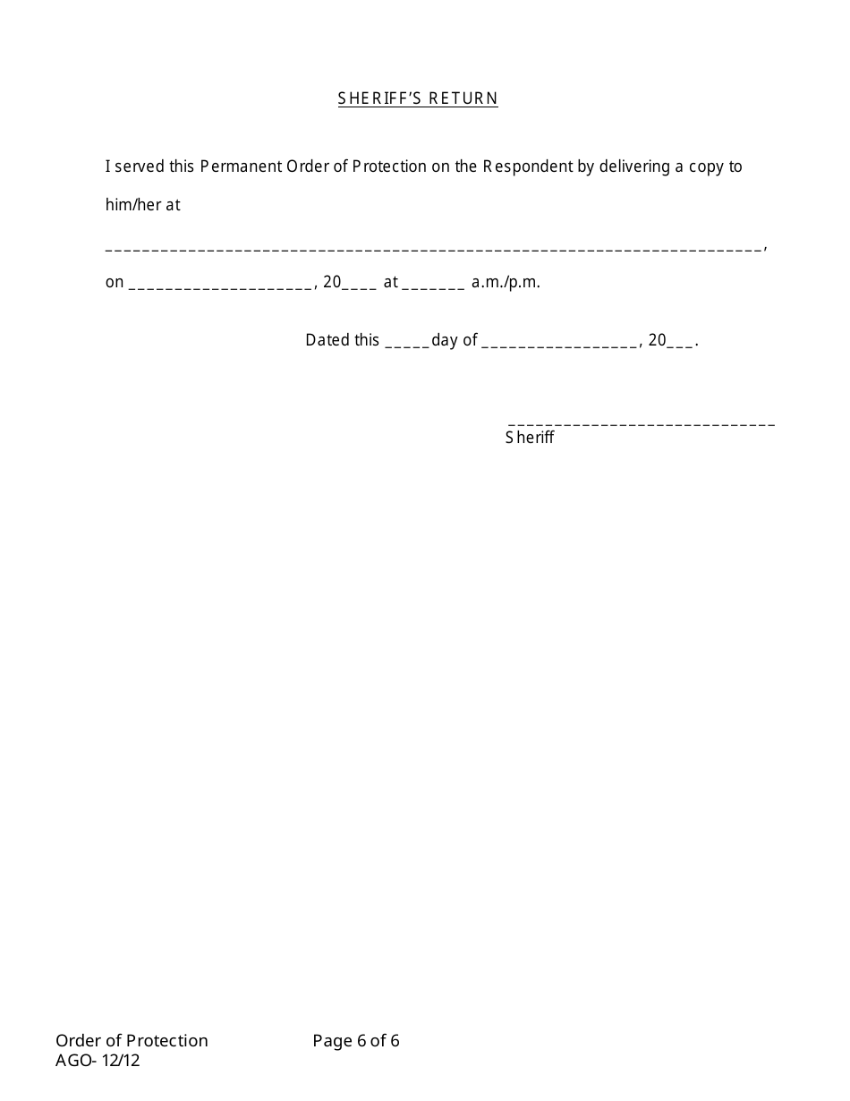 Order of Protection - Montana, Page 6